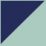 Mint-Navy-White